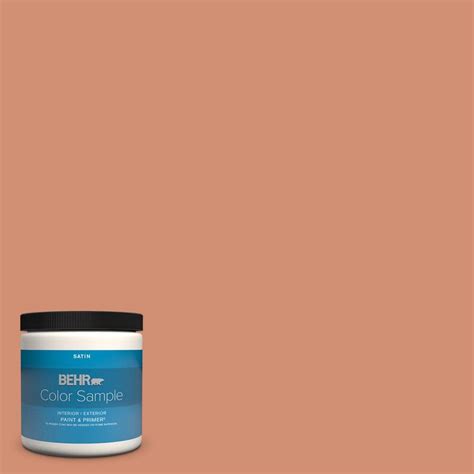 Behr Premium Plus Oz M Terra Cotta Clay Satin Enamel Interior