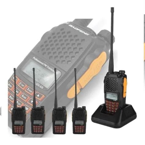 Kit Radios Walk Talk Dual Band Uhf Vhf Fm Baofeng Uv R W R Dio