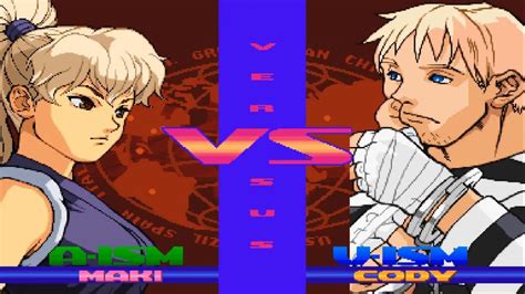 STREET FIGHTER ALPHA 3 MAX PSP MAKI Vs CODY YouTube