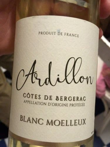 Leon Lefevre Ardillon C Tes De Bergerac Blanc Moelleux Vivino Us