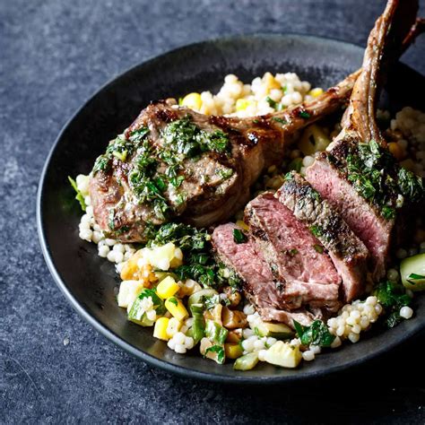 Grilled Lamb Chops With Mint Chimichurri Shared Appetite