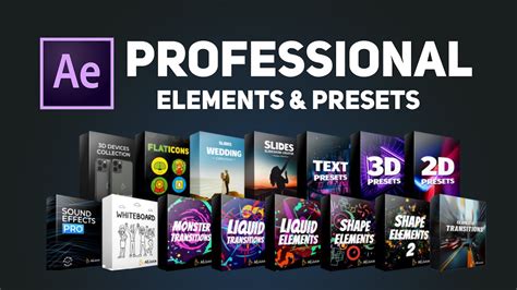 Get FREE PRO Animation Presets And MoGraph Elements For After Effects W