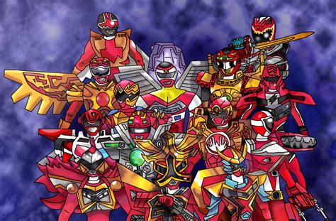 Redo Red Ranger Battlizers By Lavenderranger On Deviantart