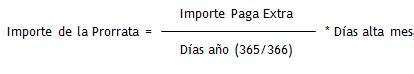 Cálculo de la paga extra de trabajadores mensuales como diarios