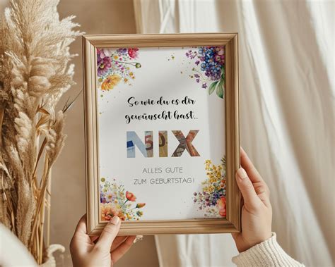 Cash Gift Nix Pdf Template For Self Printing Birthday Gift Gift Idea