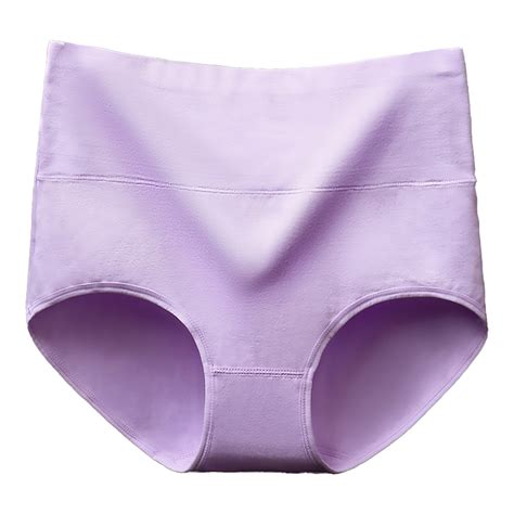 Weaiximiung Leisure Cotton Panties Plus Size Women Lady High Waist