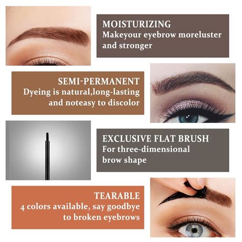 Peel Off Tattoo Eyebrow Gel Natural Eye Brow Gel Natural Eyebrow