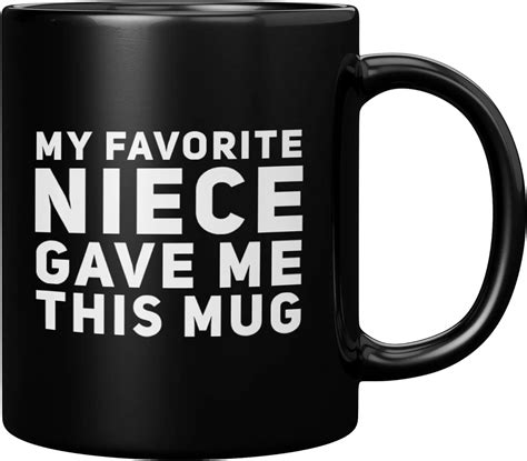 Panvola My Favorite Niece Gave Me This Mug Funny Uncle Aunts Ts From Niece Nephew