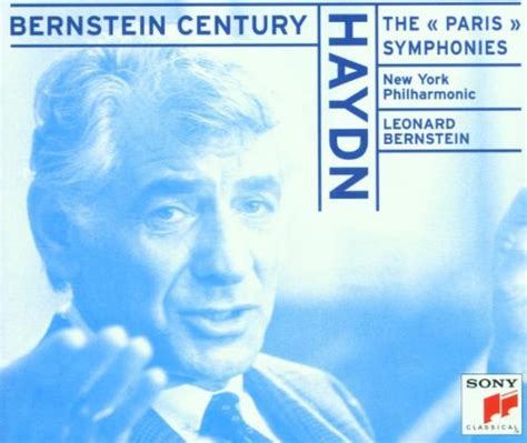 Haydn Pariser Sinfonien Bernstein Leonard Haydn Amazon De Musik