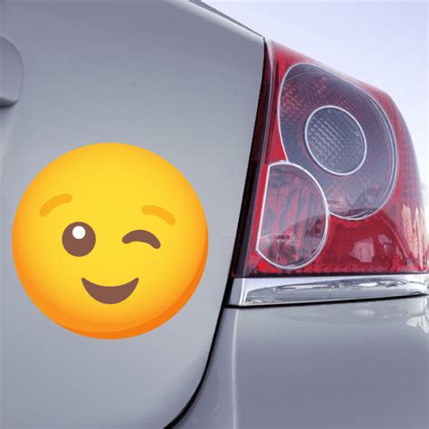 Sticker Smiley Clin D Il Autocollant Smiley Clin D Il Zonestickers