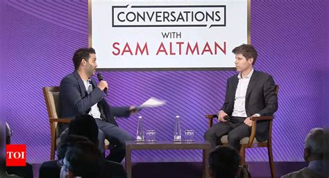 Live Updates Et Conversations With Openai Ceo Sam Altman The Times