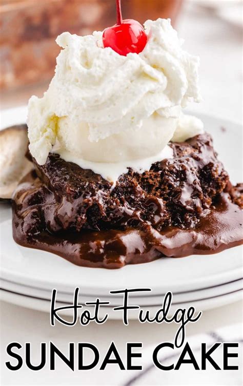 Hot Fudge Sundae Cake Pass The Dessert