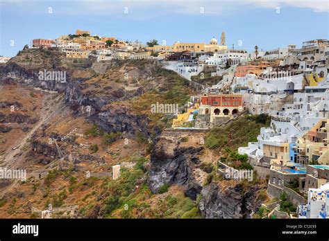 Fira Santorini Greece Stock Photo Alamy
