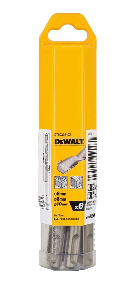 Ripley Set Brocas Sds Plus Mm X Dewalt Dt Qz