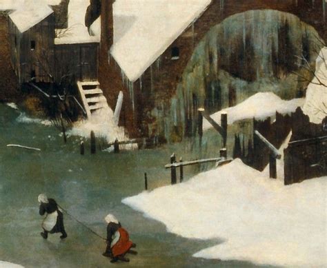 Detail From Hunters In The Snow Pieter Bruegel The Elder 1565 Jan Van