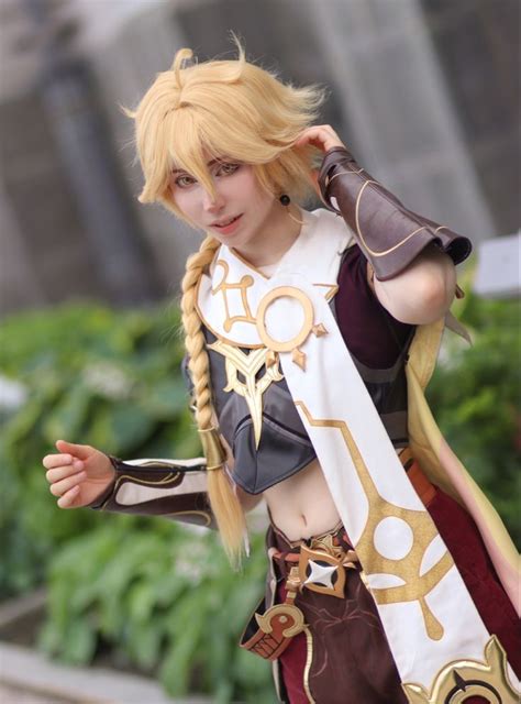 Aether Genshin Impact Cosplay In 2024 Cosplay Cosplay Female Female