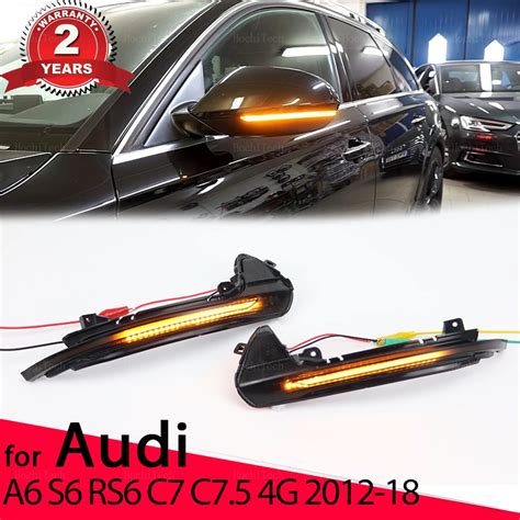 Pcs Led Dynamic Turn Signal Light Mirror Indicator Blinker Lamp For