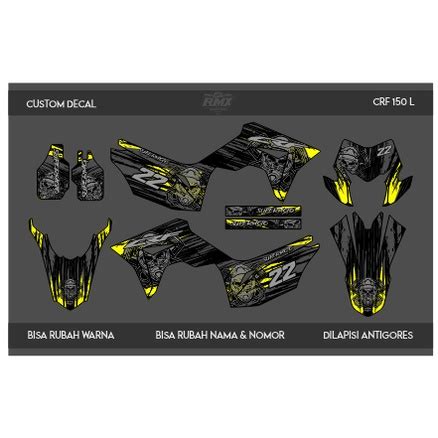 Jual Decal Sticker Crf L Dekal Stiker Crf L Fullbody