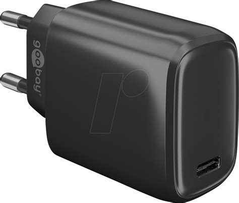 GOOBAY 65405 USB Charger 20 W 1x USB C PD GaN Black At Reichelt