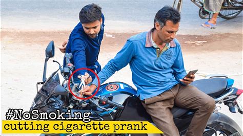 Cutting People S Cigarettes Prank Best Of Stop Smoking Prank By