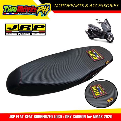 Jrp Flat Seat Rubberized Logo Dry Carbon For Nmax V And Nmax