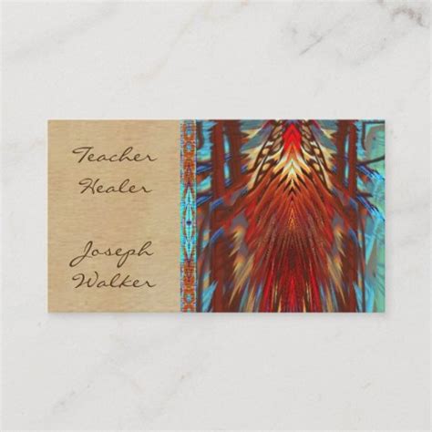 Native American Design Business Cards Business Card Printing Zazzle