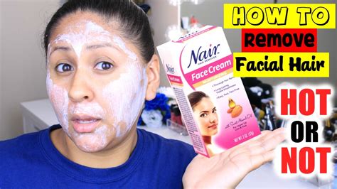 How To Remove Facial Hair Using Nair Face Cream Painless And Easy Hot Or Notjenbeauty13 Youtube