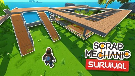 Starting The Survival Base And Ideas Scrap Mechanic Survival Mode