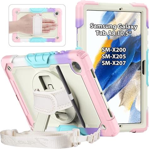 SEYMAC Coque Pour Samsung Galaxy Tab A8 10 5 2022 SM X200 SM X205 SM