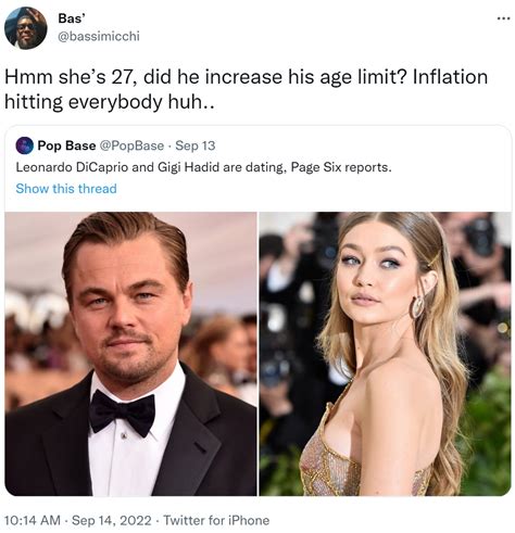 Hmm she’s 27, did he increase his age limit? Inflation hitting ...