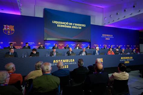 Los Socios Del Barça Aprueban Los 97 6 Millones De Beneficios En 2021