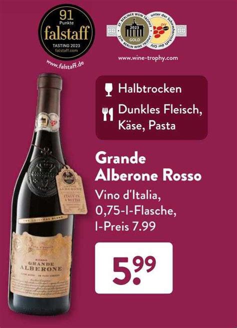 Grande Alberone Rosso Vino D Italia Angebot Bei Aldi S D Prospekte De