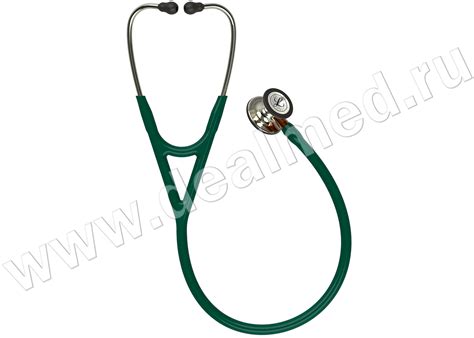 Стетоскоп Littmann Cardiology IV, темно-зеленая трубка, акустическая ...