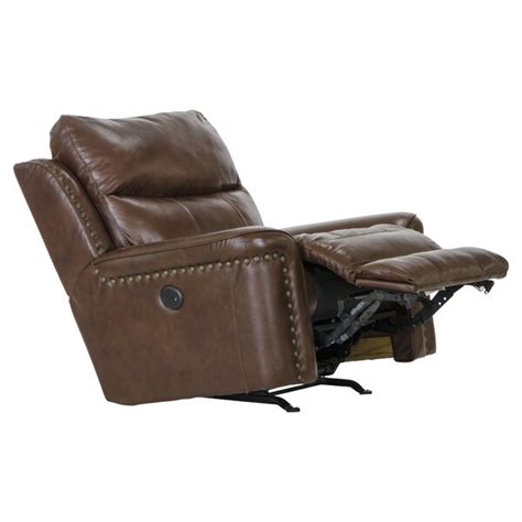 Red Barrel Studio Fauteuil inclinable électrique standard en cuir de