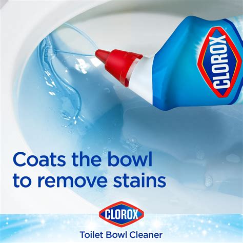 Clorox Toilet Bowl Cleaner Tough Stain Remover Without Bleach 24 Oz 2 Pack