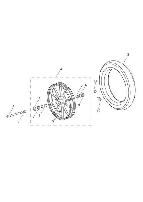 Triumph Rocket Iii Touring Front Wheel Assembly X Tires