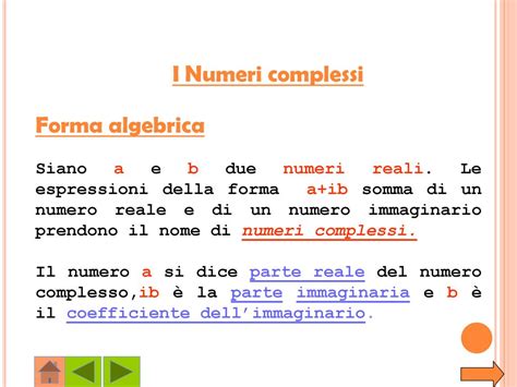 I Numeri Complessi Ppt Scaricare