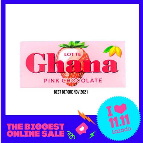 Ghana Pink Strawberry Chocolate Bar Lazada Ph