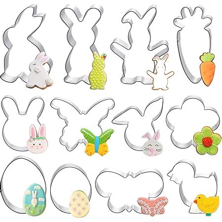 Ausstecher Ostern 8 Stück Plätzchen Ausstechformen Ostern Set Ostern