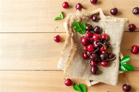 Premium Photo Fresh Cherries In Bowl