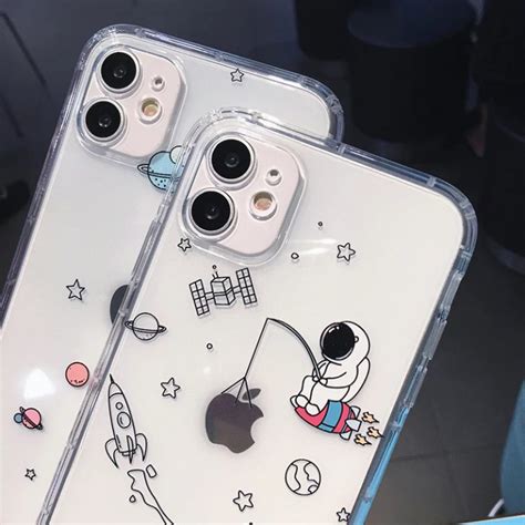 Clear Astronaut Iphone Case Finishifystore