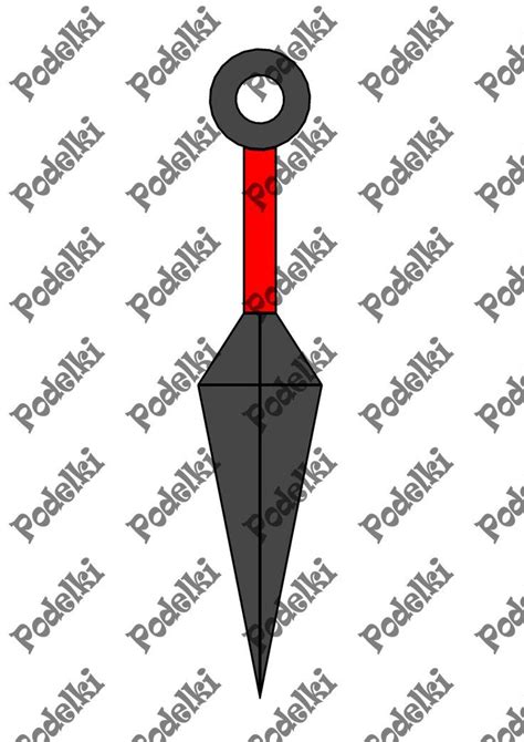 How To Make Kunai Naruto From Cardboard With Your Own Hands Diagram