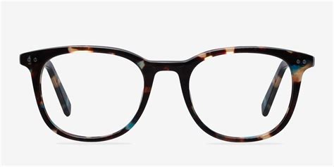 Demain Blue Floral Acetate Eyeglasses From Eyebuydirect Discover Exceptional Style Quality