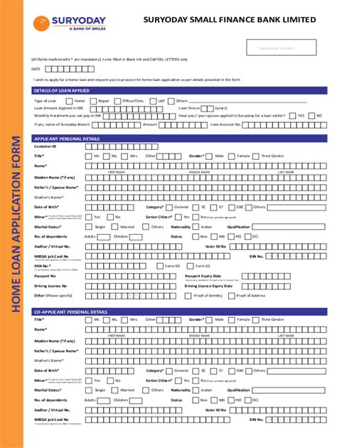 Fillable Online Home Lo An Applica Tion Form Fax Email Print Pdffiller