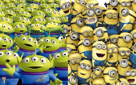 Toy Storys Aliens Despicable Mes Minions Minion Movie Toy Story