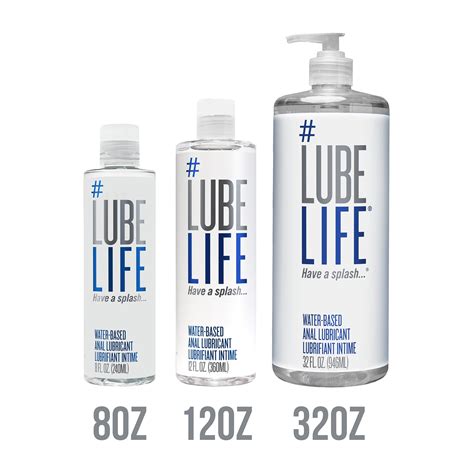 Lube Life Water Based Anal Lubricant Personal Backdoor Lube For Men