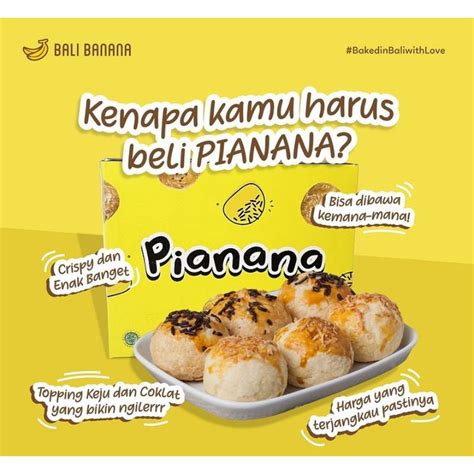 Jual Pianana By Bali Banana Isi Pcs Asli Khas Bali Free Bubblewrap