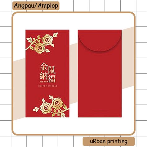 Jual cetak angpau custom Design/Desain - Smpl K.TikLinen - Jakarta Pusat - uRban printing ...