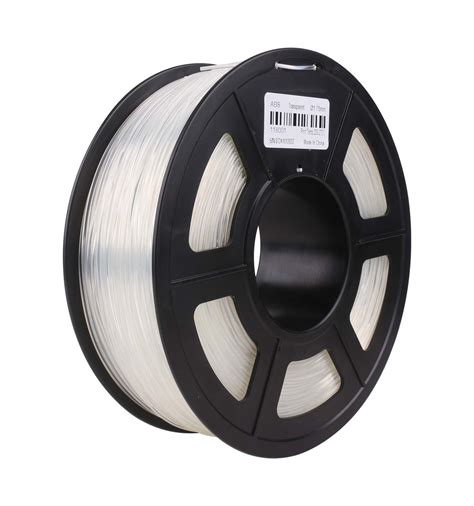 SunLu ABS Filament 1 75mm Transparent Natural 1kg