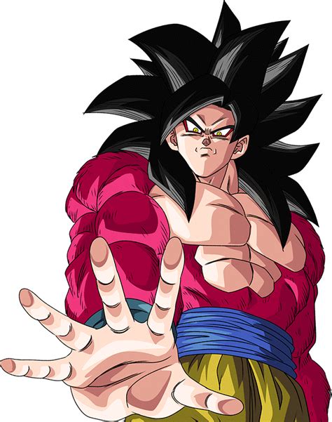 Goku Ssj4 Render 5 [dokkan Battle] By